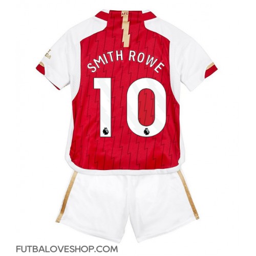 Dres Arsenal Emile Smith Rowe #10 Domáci pre deti 2023-24 Krátky Rukáv (+ trenírky)